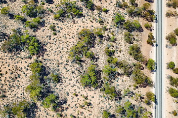 Road across the Nullarbor Plain