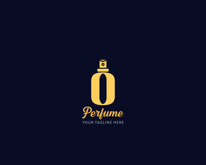 Luxury Initial alphabet Letter O  Perfume perfumery logo design vector illustration can be used for cosmetics spray beauty fragrance business eps 10 fully editable