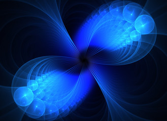 fractal on black