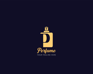 Luxury Initial alphabet Letter P  Perfume perfumery logo design vector illustration can be used for cosmetics spray beauty fragrance business eps 10 fully editable