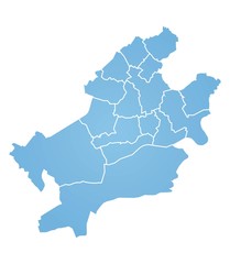 Map of Frankfurt