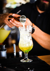 artisanal lemonade from fresh lemons, oranges & mint leaf