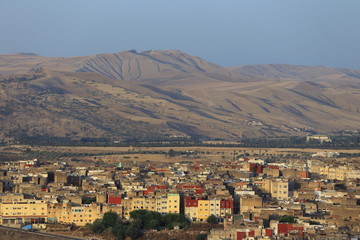 Panoramic view of Fez, Morocco - 284092448