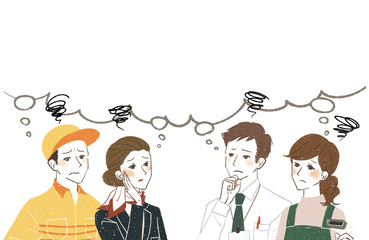 働く人達-吹き出し-もやもや