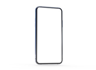 smartphone digital isolated modern white background