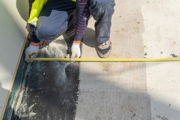 Construction of new and modern modular house