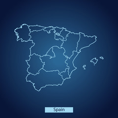 map of Spain