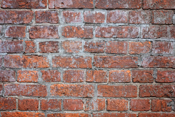 Modern red brick wall texture for background