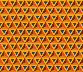 Seamless Pattern with Triangles.