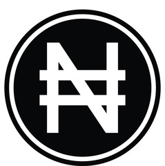 Nigerian Naira  icon. Nigerian Naira  sign. vector