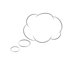 speech bubble icon. retro comic bubble style. chat icon vector 