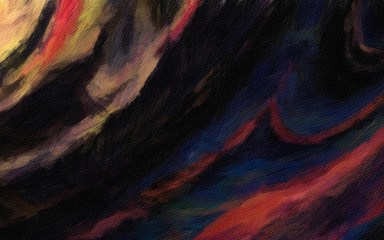 Obraz premium Vibrant colors abstract art background for creative design of printable product, fabric and textile decor, trendy beautiful advertising and web production. Contemporary oil paint brush strokes texture