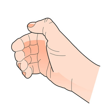Hand [coloriert, rechts]