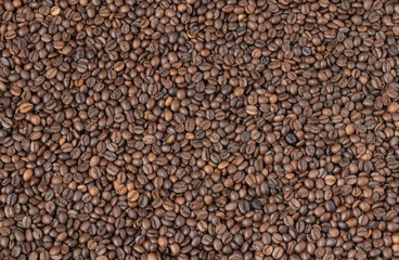  background consisting of roasted coffee beans