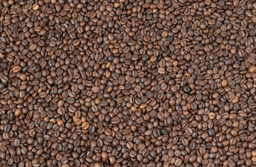  background consisting of roasted coffee beans