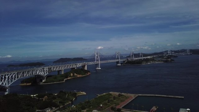 The aerial view of Setouchi in August 2019