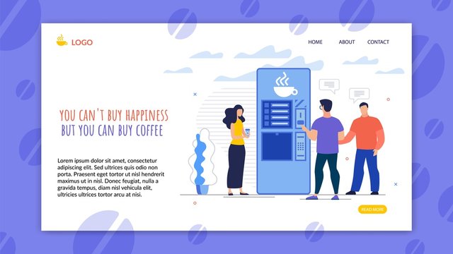 Bright Banner is Written You Cant Buy Happiness. 