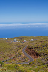 Astronomical Observatory Telescopes on La Palma, Canary Island