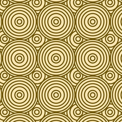 Round sea wave. Seamless pattern. Vector 10 EPS