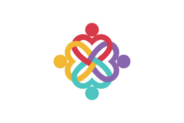 Health Care People group. Vector Logo