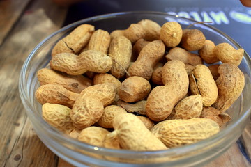 bowl of peanuts as a appetizer