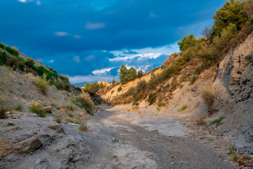 Paisajes de la zona de la rambla Seca