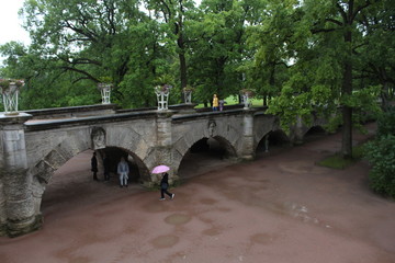 Old, Catherine Park in St. Petersburg. Russia