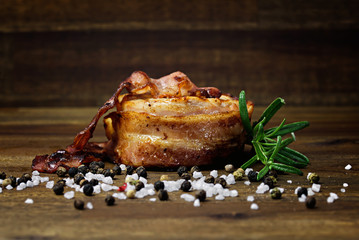 Filet Bacon food steak tenderloin pork tasty