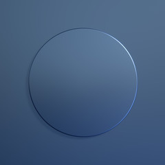 Beautiful, elegant background with a pedestal and a showcase. 3d illustration, 3d ..rendering.