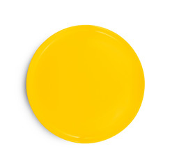 empty plate isolated on white background