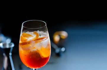 Aperol cocktaile background