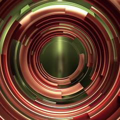 Beautiful, elegant background with a pedestal and a showcase. 3d illustration, 3d ..rendering.