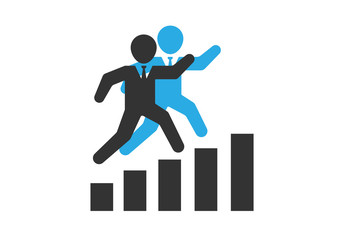 business man  icon vector 