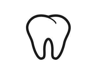 tooth icon vector