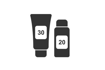 sunscreens icon vector