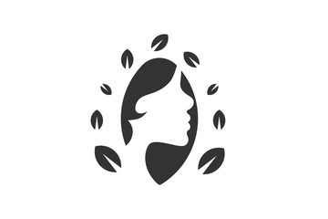 Modern woman vector icon 
