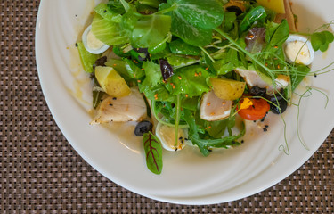 Delicious fresh salad