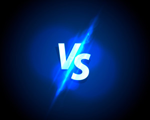 Versus game cover, banner sport vs, team concept.