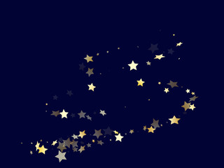 Gold gradient star dust sparkle vector background.