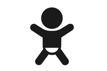 child icon or kids icon vector