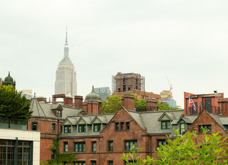 Empire State Building in background
