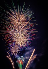 fireworks in the sky