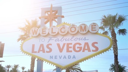 Welcome to fabulous Las Vegas Sign in 4k