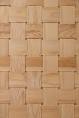 geflochtener Holz Hintergrund kariert