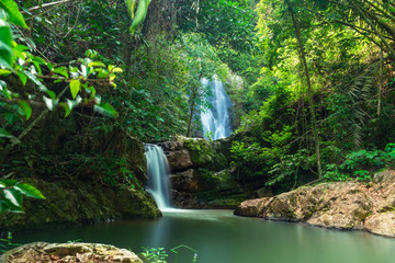 Klongphrao waterfall in Chumphon province, Thailand.
