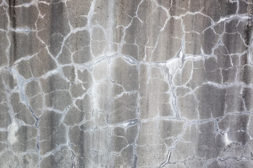 weathered gray wall with cracks