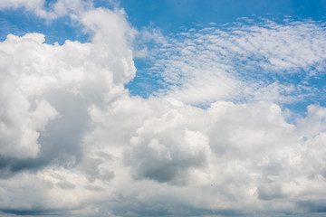 nature cloudy background with copyspace