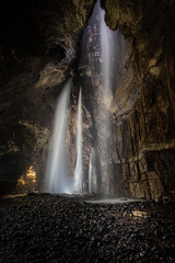 Gaping Gill Cave in Yorkshire dales