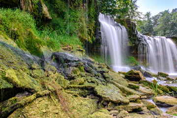 Obraz premium waterfall in the forest