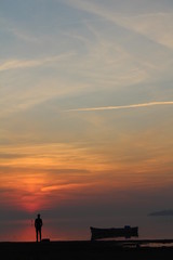 Fototapeta premium sunset at sea